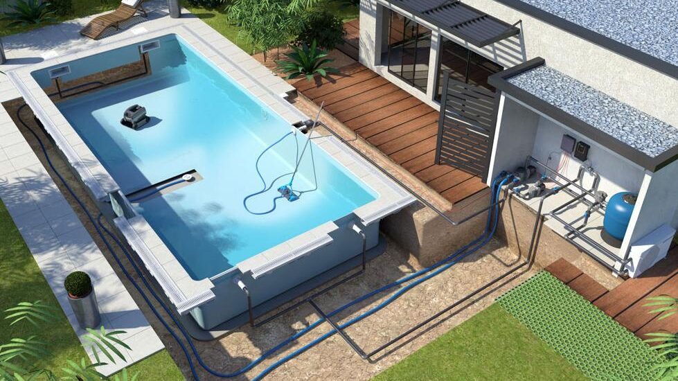 Construire la piscine