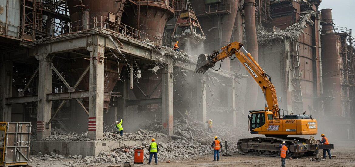 travaux de démolition