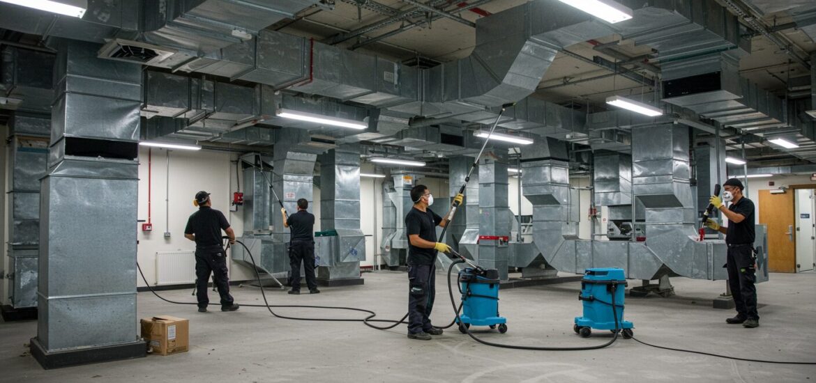 nettoyage de conduits de ventilation